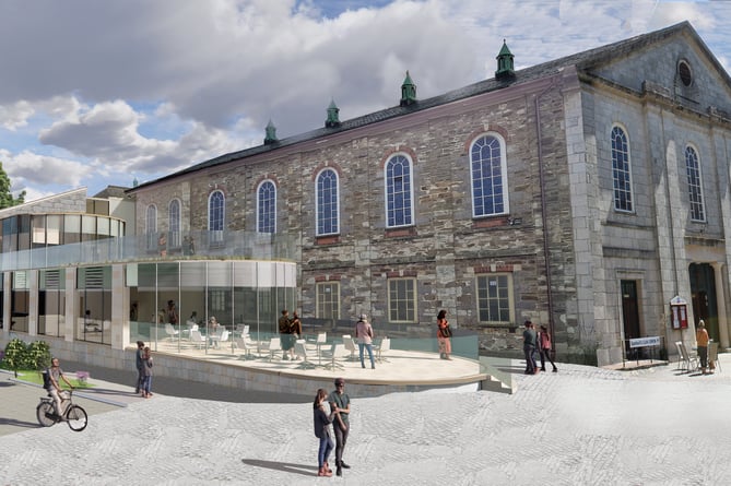 An artist's impression of the Kemeneth project in Truro